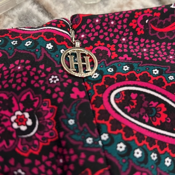 NWT paisley pattern flounce dress with tie waist and cinch sleeves - Picture 6 of 9